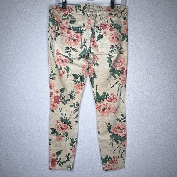 Current Elliott Haystack Floral Jeans‎ in the Stiletto - Picture 5 of 7